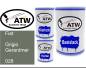 Preview: Fiat, Grigio Gerardmer, 028: 500ml Lackdose + 500ml Klarlack + 250ml Härter - Set, von ATW Autoteile West.